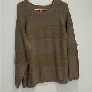 Joe Fresh Striped Brown/beige Sweater
